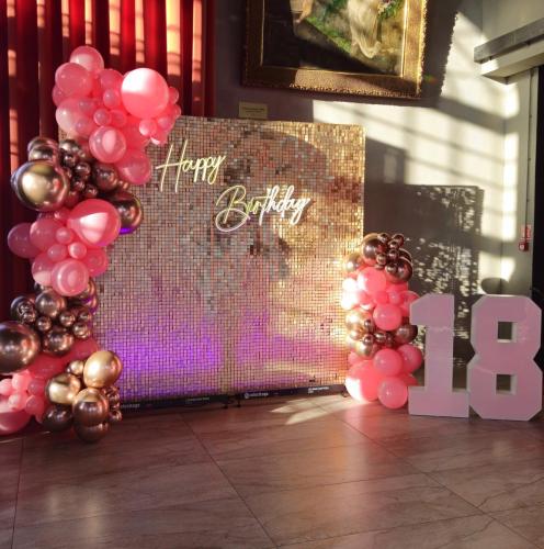Ścianka balonowa 18 urodziny Łódź