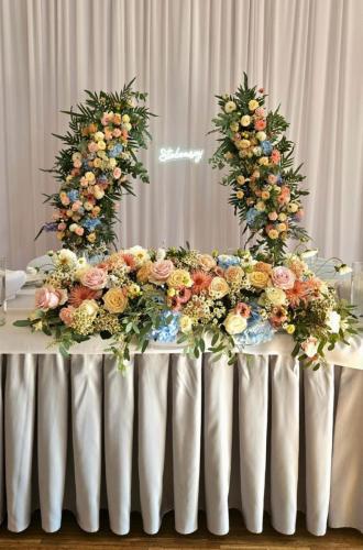 Ścianka ślubna tło 