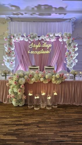 Ścianka ślubna tło 