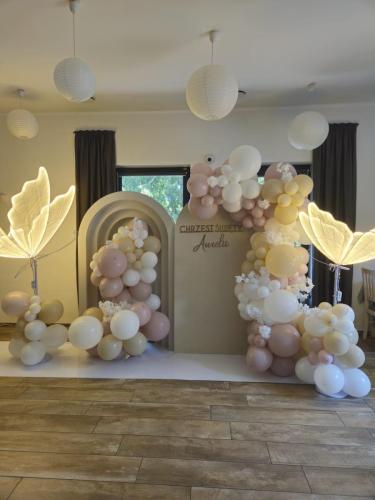 Ścianka balonowa chrzest 